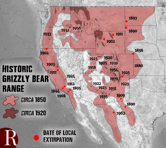 grizzlies historic range