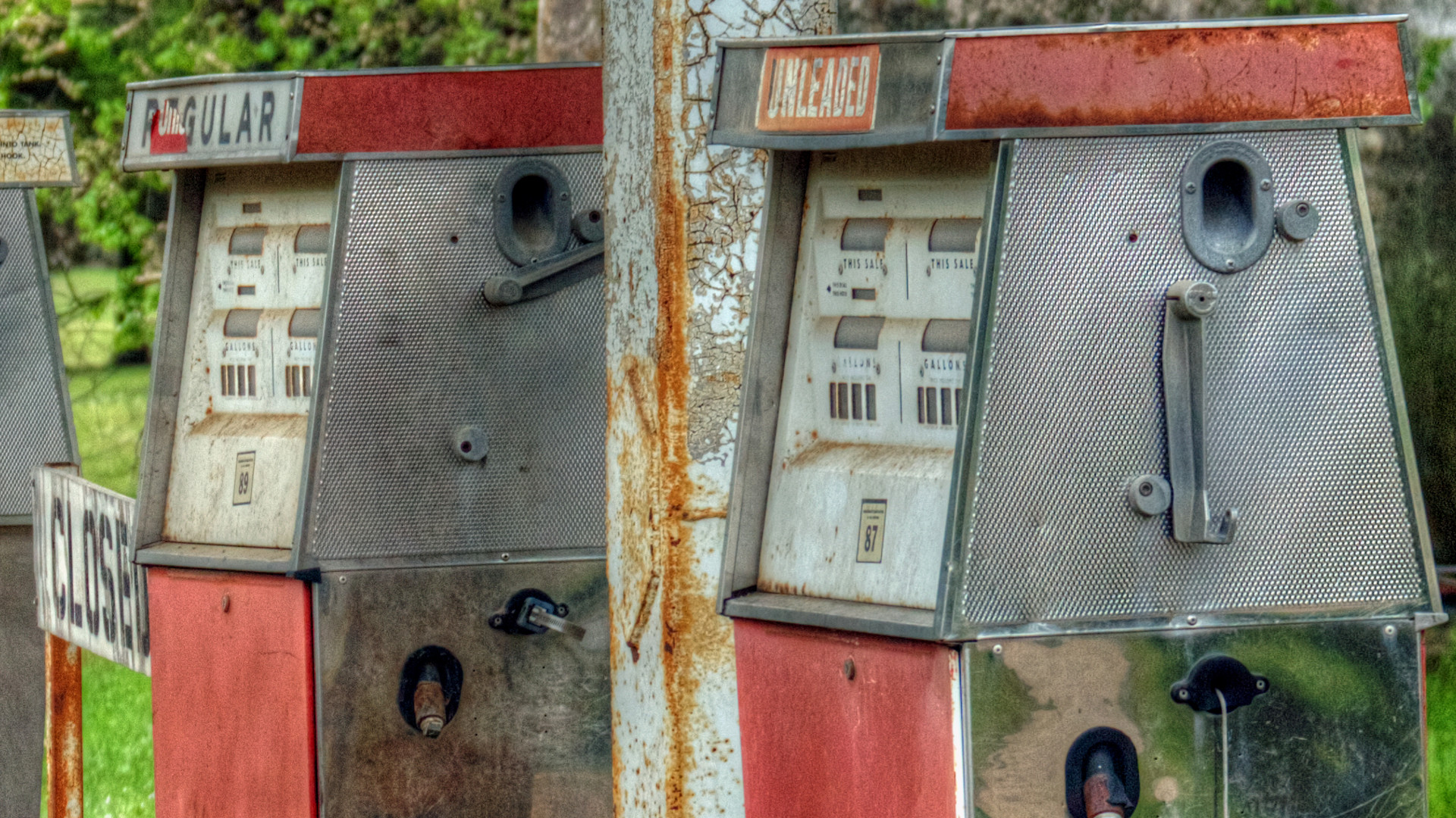 old gas pumps