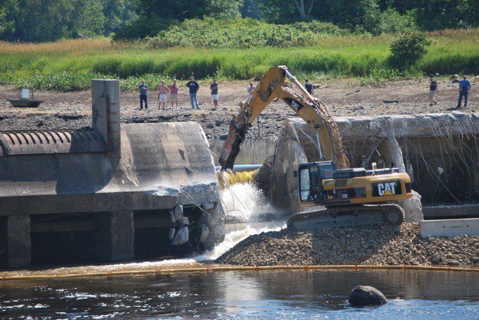 Ft. Halifax Dam breach