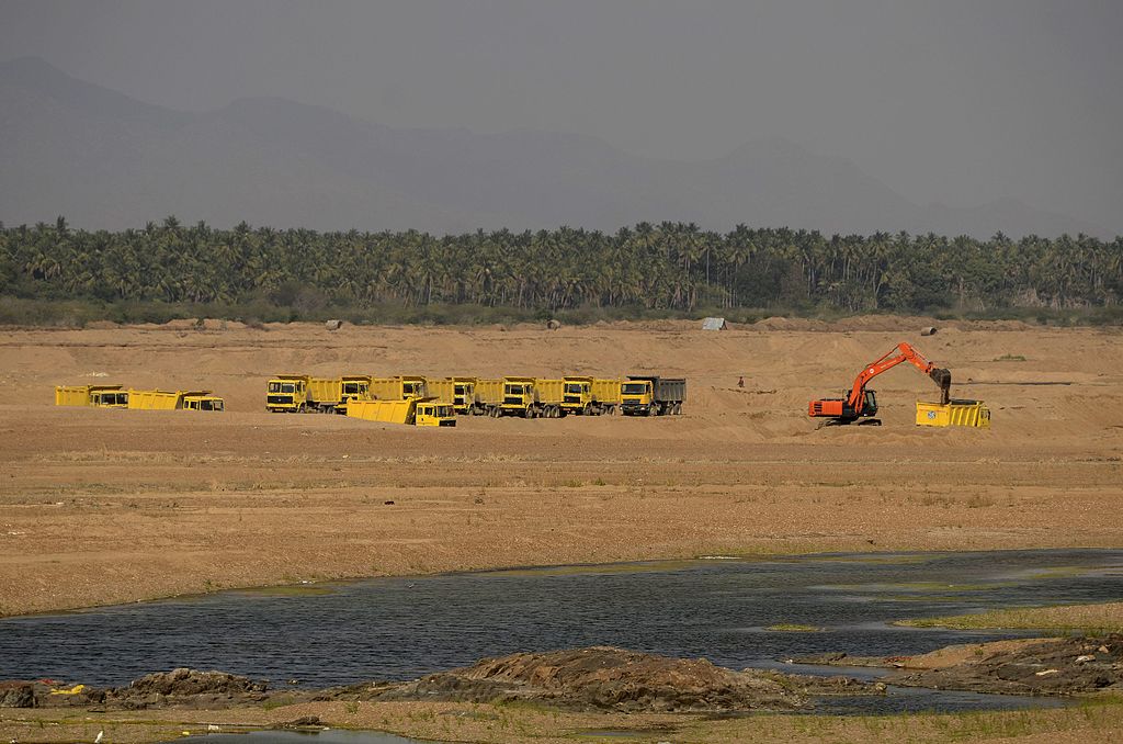 Sand mining