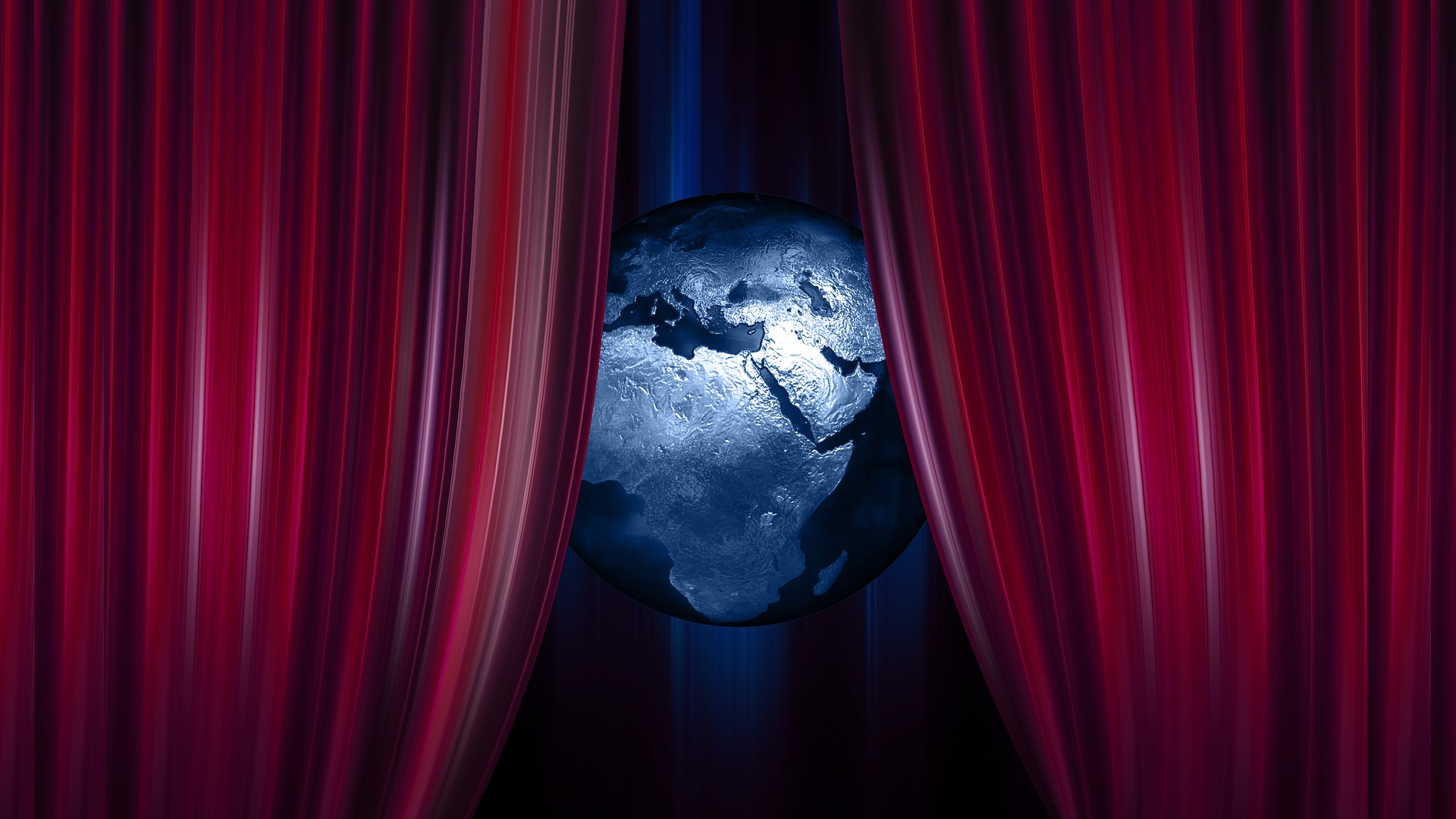 Globe on stage
