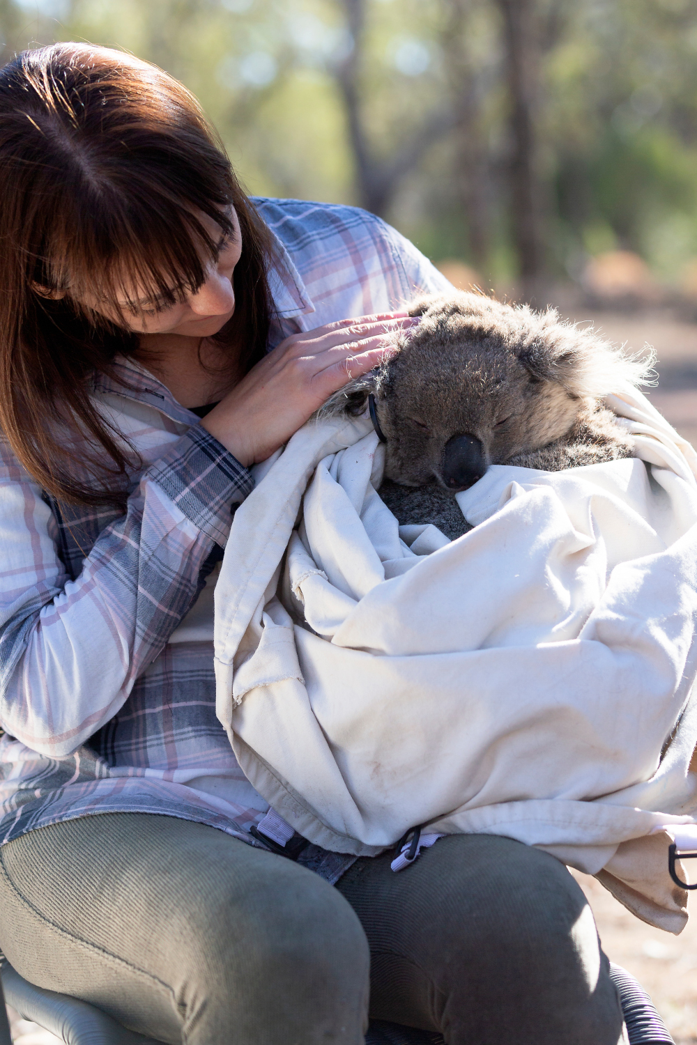 Mella with koala