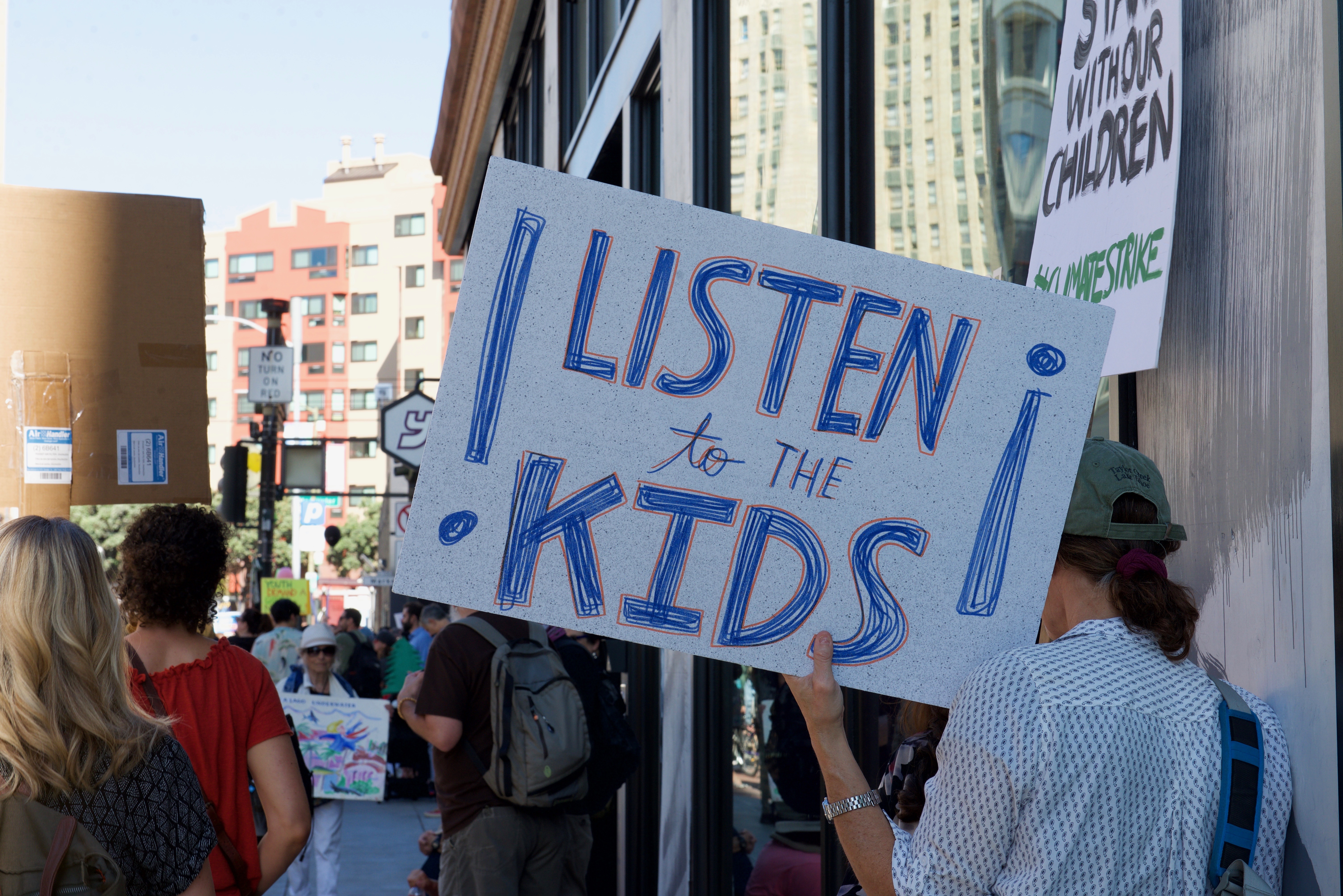 Listen to the kids sign