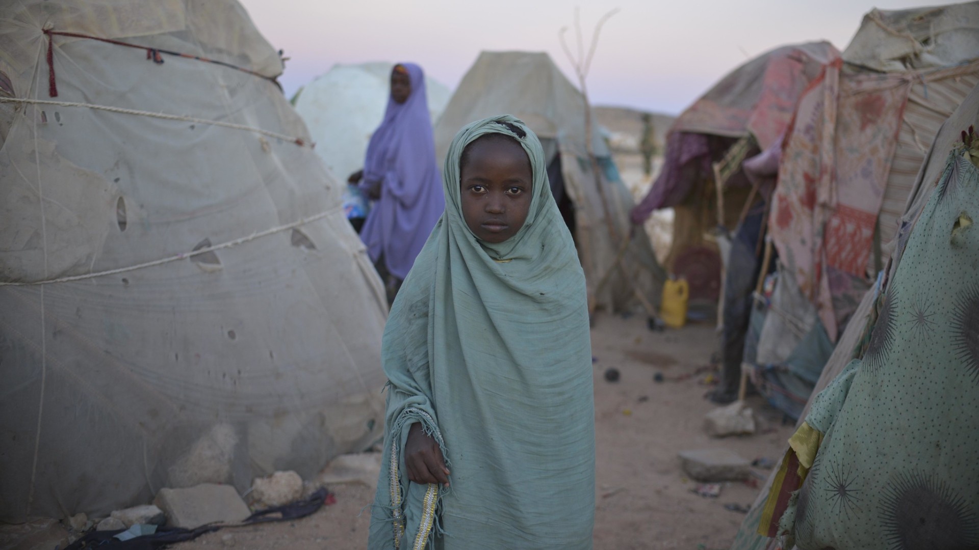 Refugee at camp