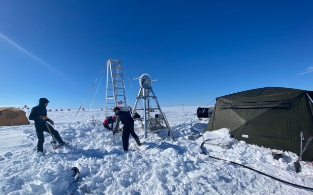Antarctic drill site
