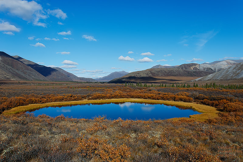 Circular lake