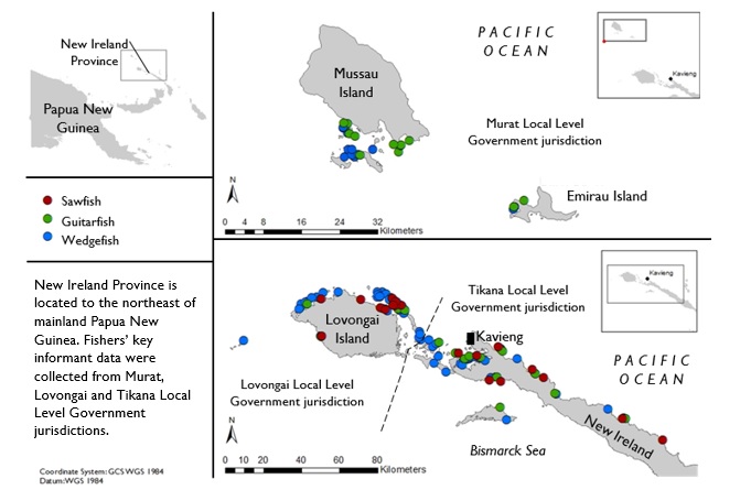 Sightings map