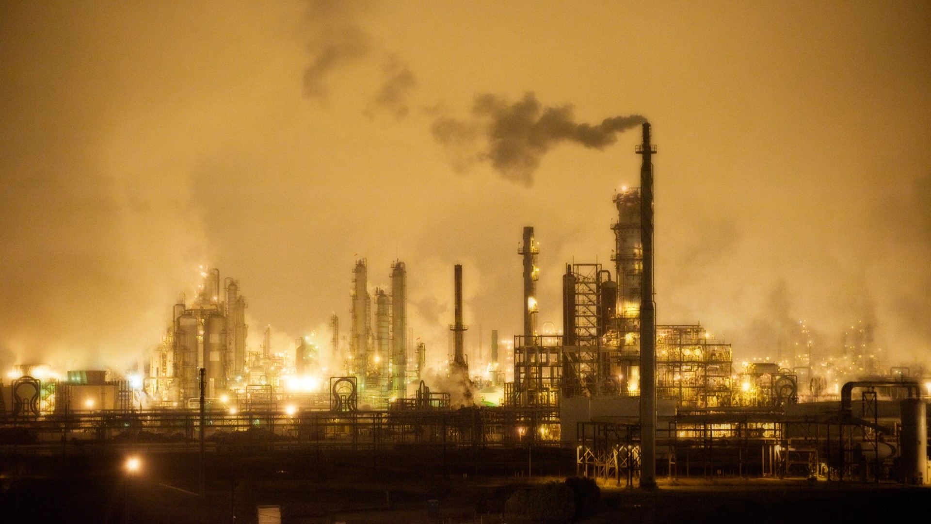 Petrochemical facilities in the Houston Ship Channel