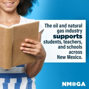 Facebook image promoting oil and gas funding of education
